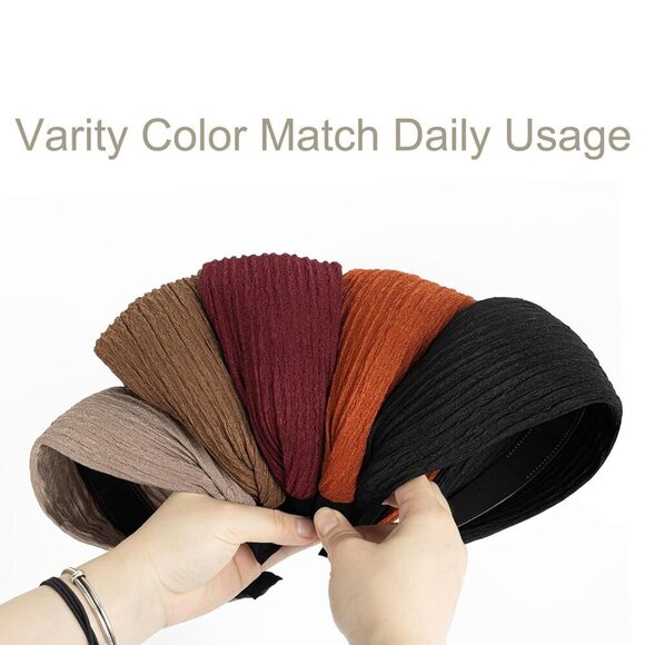 Fashion Lace Headbands 2.5 Inch Wide Elastic Hairbands for Women Girls main image 4